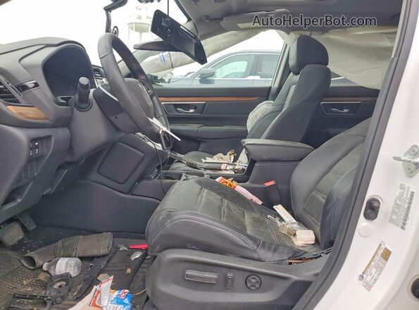 7FARW2H82NE031825 2022 HONDA CR-V White Widok wnętrza z przodu