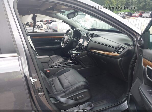 7FARW2H82NE037270 2022 HONDA CR-V Gray Вид салону спереду