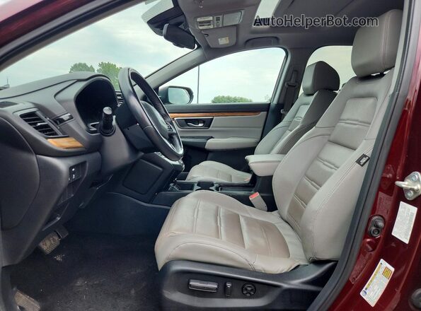7FARW2H83JE033349 2018 HONDA CR-V Red წინა სალონის ხედი