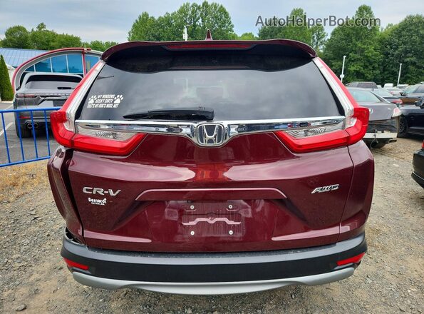 7FARW2H83JE033349 2018 HONDA CR-V Red უკანა ხედი