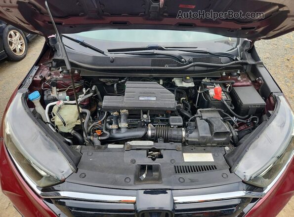7FARW2H83JE033349 2018 HONDA CR-V Red ძრავის განყოფილების ხედი