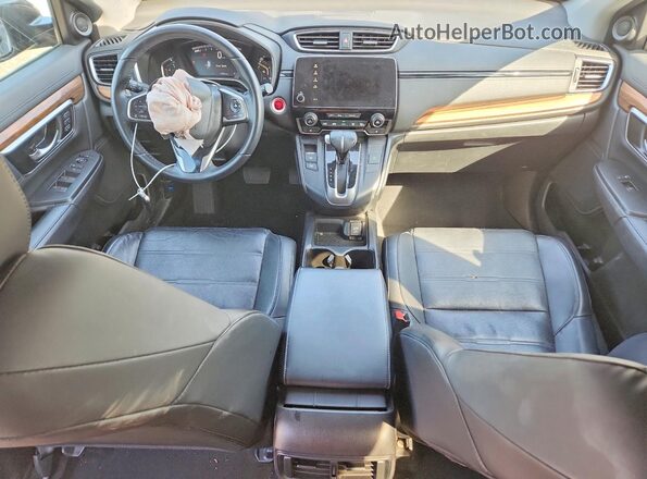 7FARW2H83JE051480 2018 HONDA CR-V Black Dashboard view
