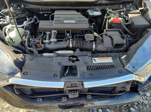 7FARW2H83JE051480 2018 HONDA CR-V Black Engine compartment view