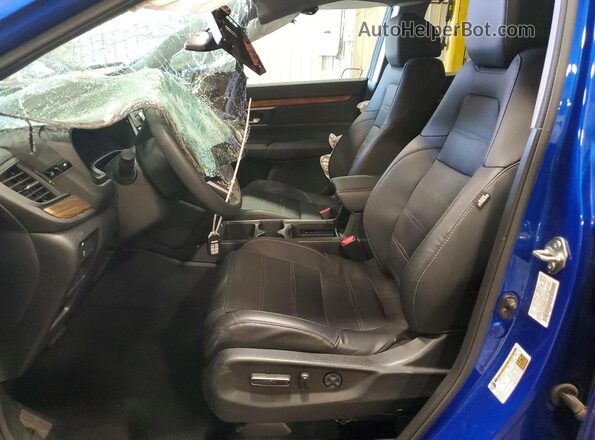 7FARW2H83LE012777 2020 HONDA CR-V Синий Вид салона спереди