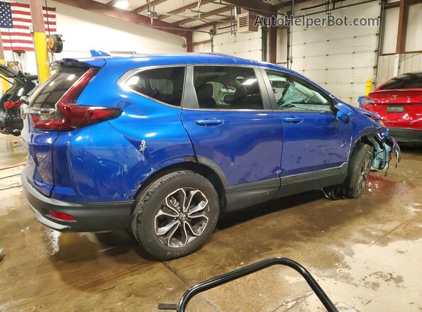 7FARW2H83LE012777 2020 HONDA CR-V Синий Задняя правая четверть