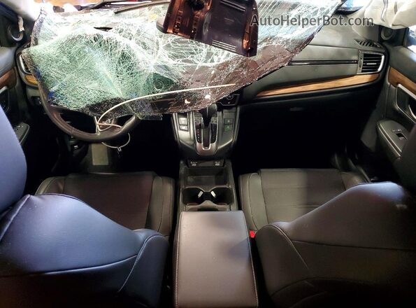 7FARW2H83LE012777 2020 HONDA CR-V Синий Вид панели приборов