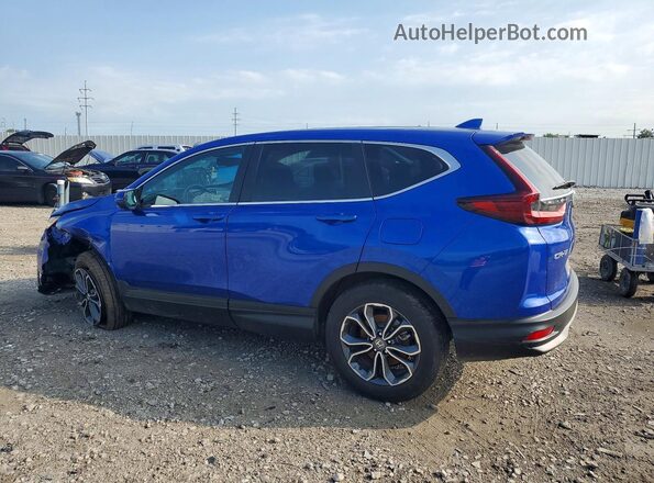 7FARW2H83ME025062 2021 HONDA CR-V Blue Trasero izquierdo