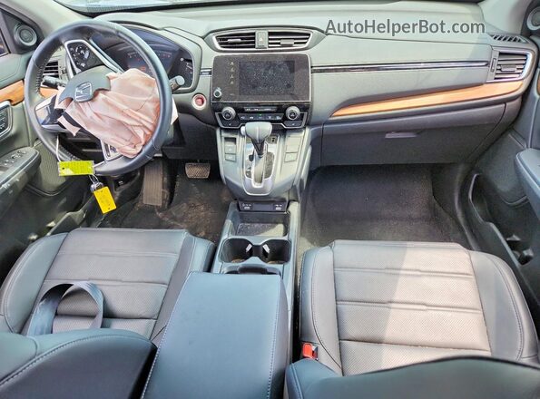 7FARW2H83ME025062 2021 HONDA CR-V Blue Vista del salpicadero