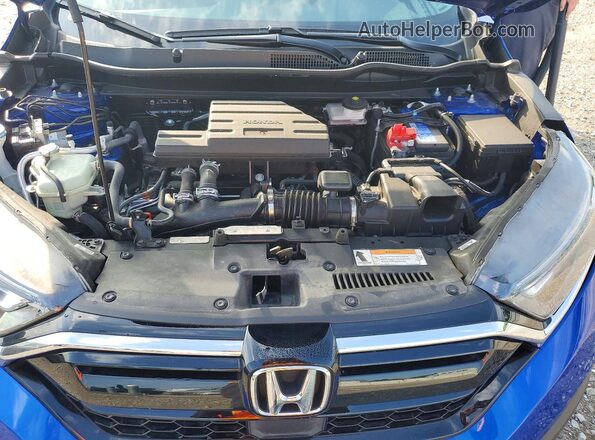 7FARW2H83ME025062 2021 HONDA CR-V Blue Vista del compartimento del motor