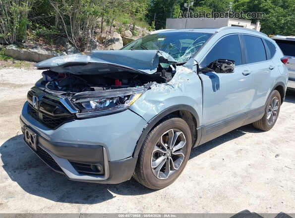7FARW2H83NE018212 2022 HONDA CR-V Light Blue Przód lewy