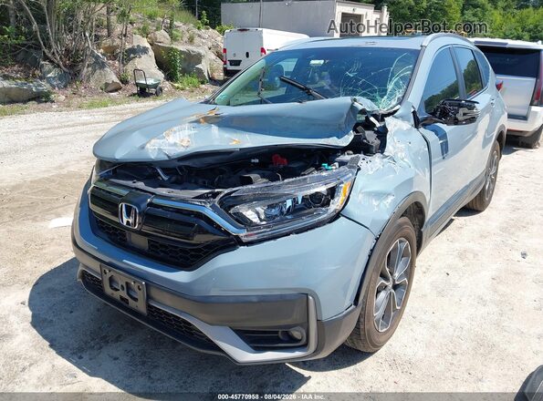 7FARW2H83NE018212 2022 HONDA CR-V Light Blue Widok z przodu