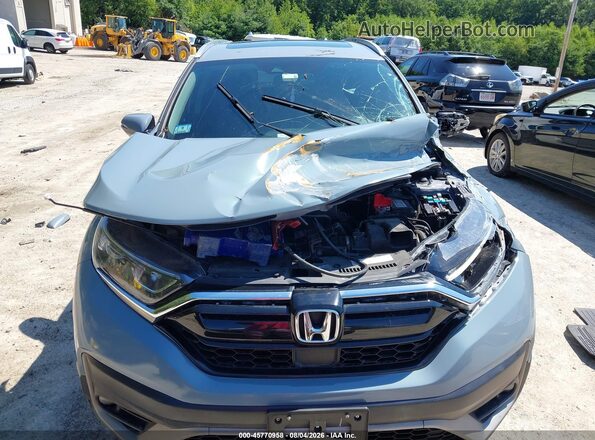 7FARW2H83NE018212 2022 HONDA CR-V Light Blue Widok zestawu wskaźników