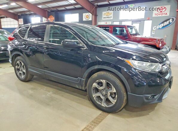 7FARW2H84JE001476 2018 HONDA CR-V Black Delantero derecho