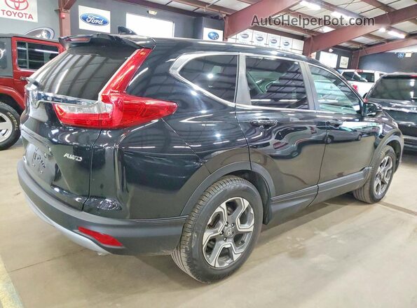 7FARW2H84JE001476 2018 HONDA CR-V Black Trasero derecho