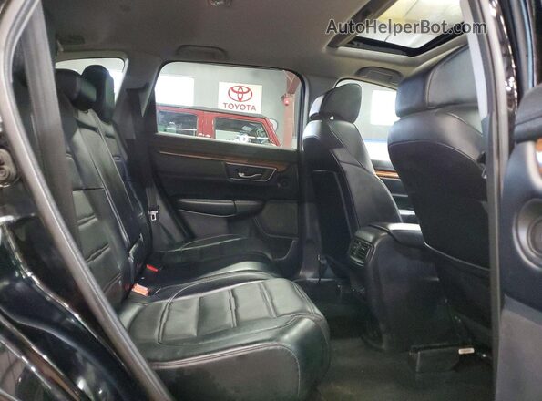 7FARW2H84JE001476 2018 HONDA CR-V Black Vista interior trasera