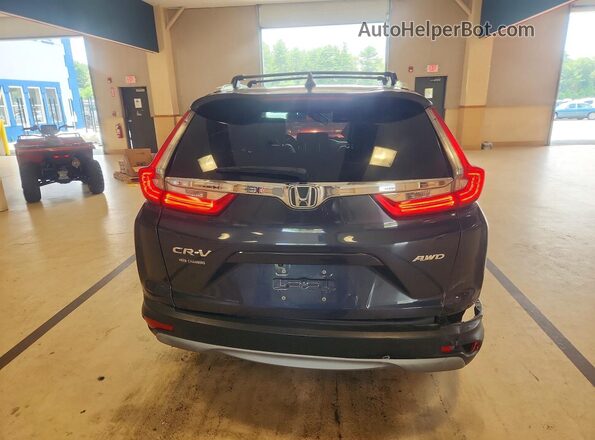 7FARW2H84JE081667 2018 HONDA CR-V Blue Հետևի տեսք