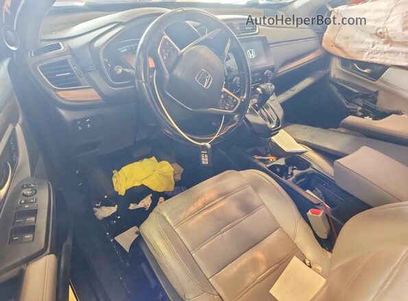 7FARW2H84JE081667 2018 HONDA CR-V Blue Առջևի վահանակի տեսք