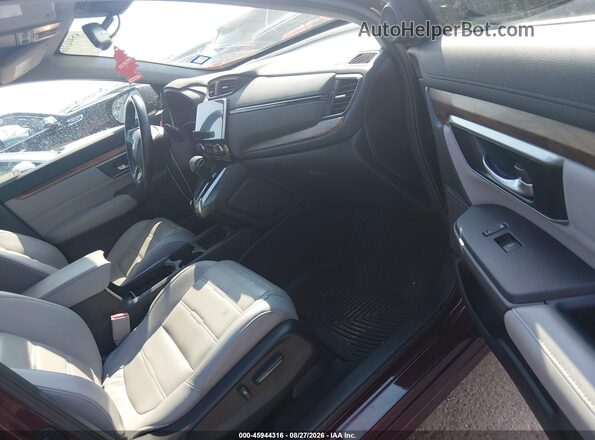 7FARW2H84JE096847 2018 HONDA CR-V Burgundy წინა სალონის ხედი