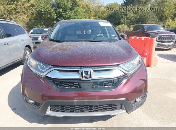 7FARW2H84JE096847 2018 HONDA CR-V Burgundy წინა ხედი