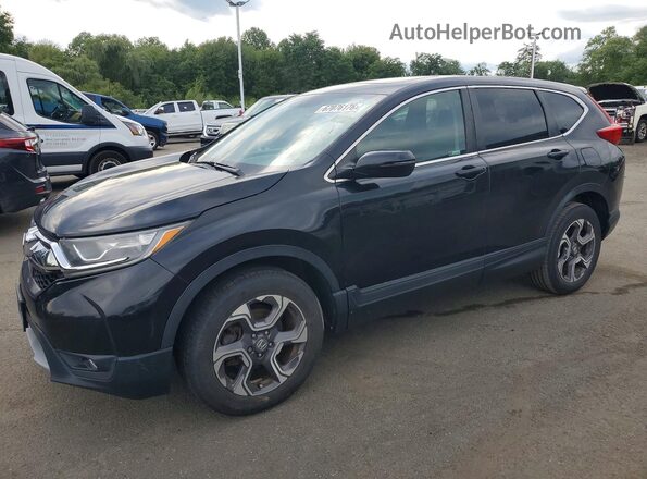 7FARW2H85JE017590 2018 HONDA CR-V Black Հետևի ձախ