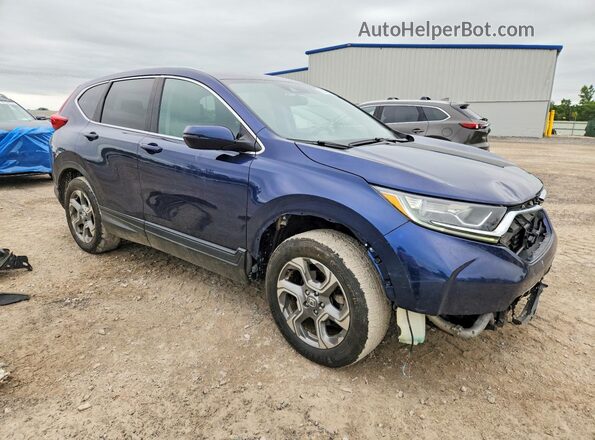 7FARW2H85JE080107 2018 HONDA CR-V Blue Front right