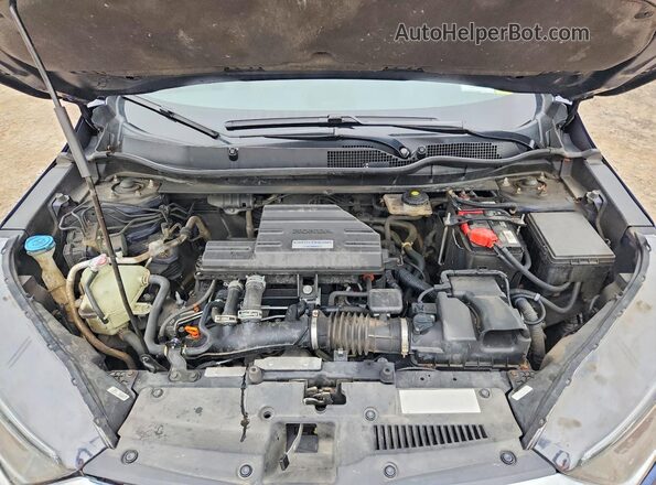 7FARW2H85JE080107 2018 HONDA CR-V Blue Engine compartment view