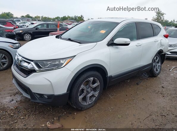 7FARW2H85KE021124 2019 HONDA CR-V White Vista tres cuartos delantera izquierda