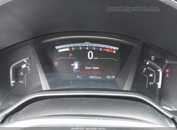 7FARW2H85KE021124 2019 HONDA CR-V White Vista de los asientos traseros
