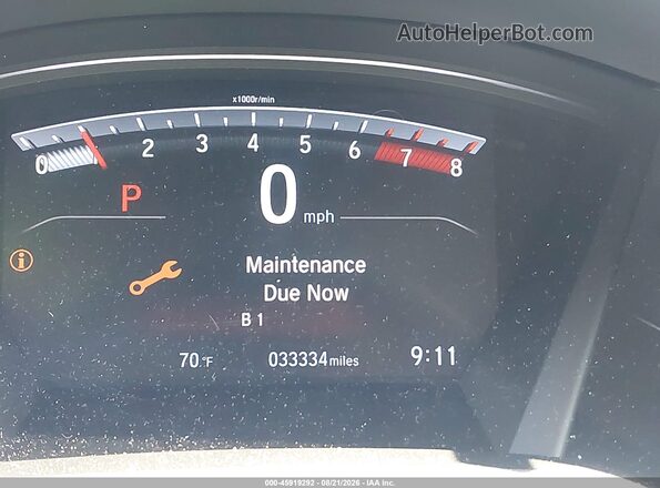 7FARW2H85KE026713 2019 HONDA CR-V Silver Vista de los asientos traseros