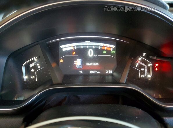 7FARW2H85KE057587 2019 HONDA CR-V White Widok zestawu wskaźników