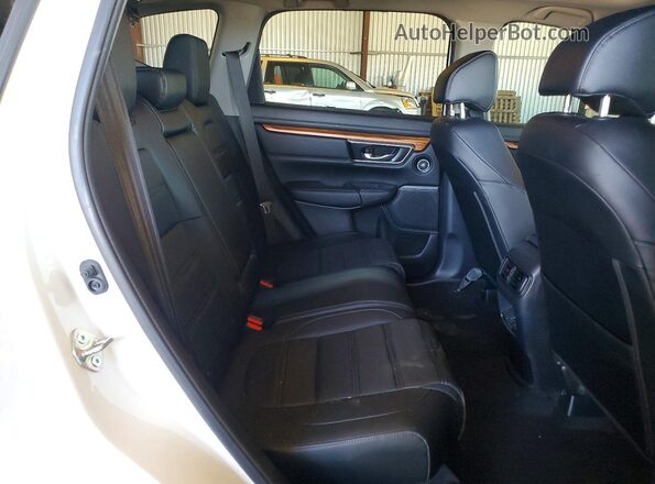 7FARW2H85KE057587 2019 HONDA CR-V White Widok wnętrza z tyłu