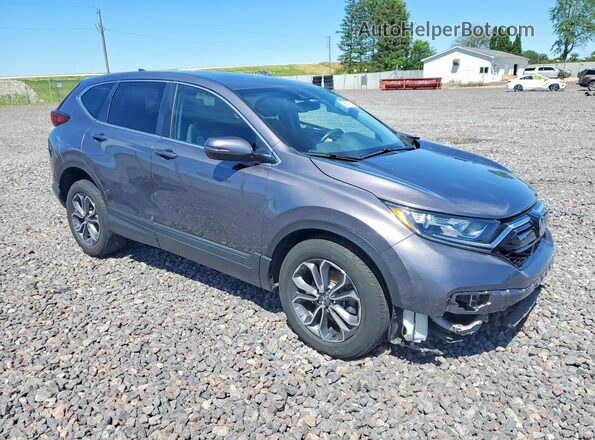 7FARW2H85ME036631 2021 HONDA CR-V Gray Delantero derecho