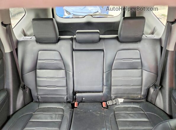 7FARW2H87JE014058 2018 HONDA CR-V Black უკანა სავარძლების ხედი
