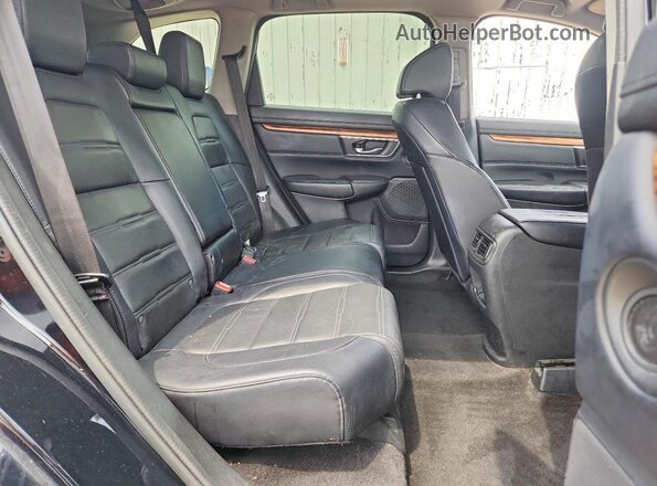 7FARW2H87JE014058 2018 HONDA CR-V Black უკანა სალონის ხედი