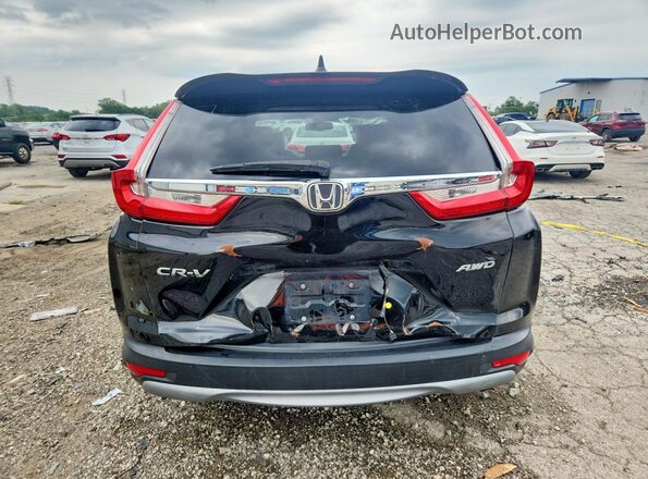 7FARW2H87JE014058 2018 HONDA CR-V Black უკანა ხედი