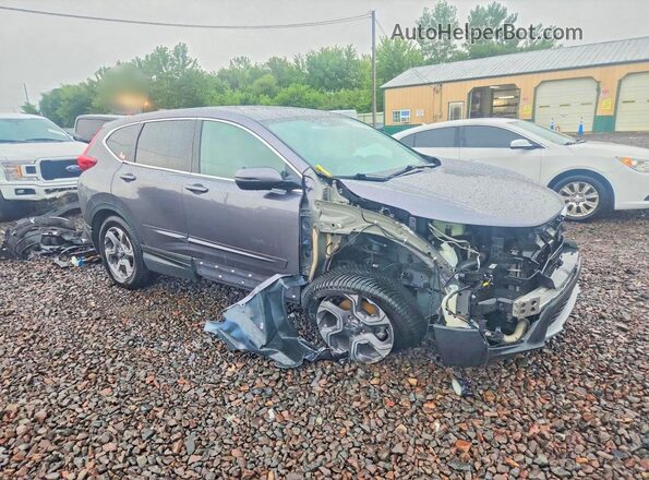 7FARW2H87JE085177 2018 HONDA CR-V Charcoal Передня права чверть
