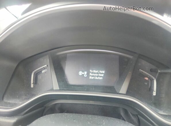 7FARW2H87JE085177 2018 HONDA CR-V Charcoal Вид щитка приладів