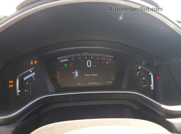 7FARW2H87KE059275 2019 HONDA CR-V White Vista del cuadro de instrumentos