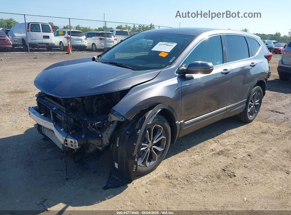 7FARW2H87NE022201 2022 HONDA CR-V Gray Առջևի ձախ երեք քառորդ տեսարան