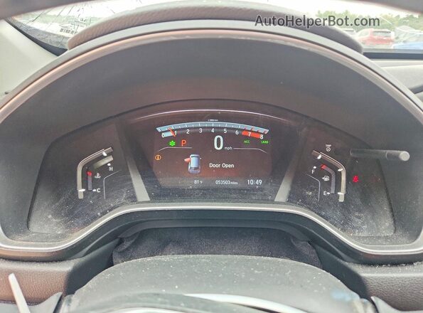 7FARW2H88JE009791 2018 HONDA CR-V Black Սարքավորումների վահանակի տեսք
