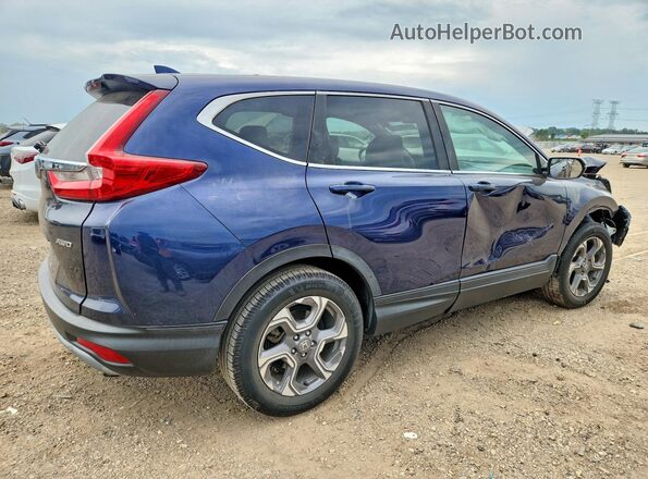 7FARW2H88KE015379 2019 HONDA CR-V Blue Rear right