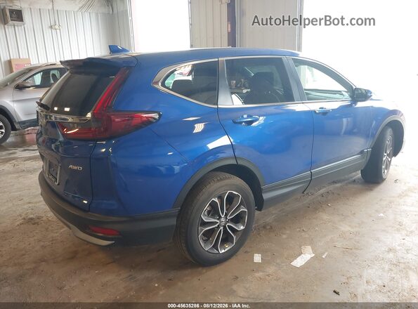 7FARW2H88ME001579 2021 HONDA CR-V Blue Задня права чверть