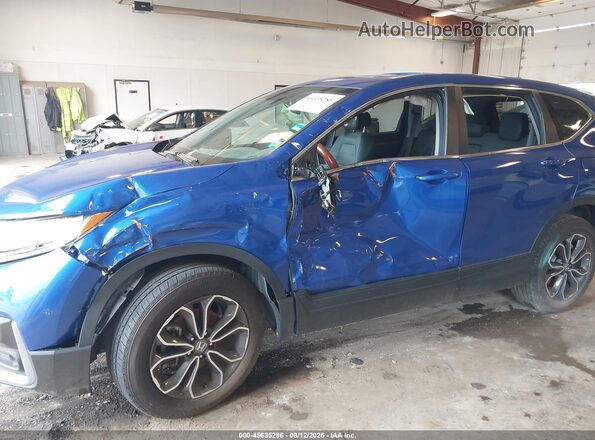 7FARW2H88ME001579 2021 HONDA CR-V Blue Вид спереду