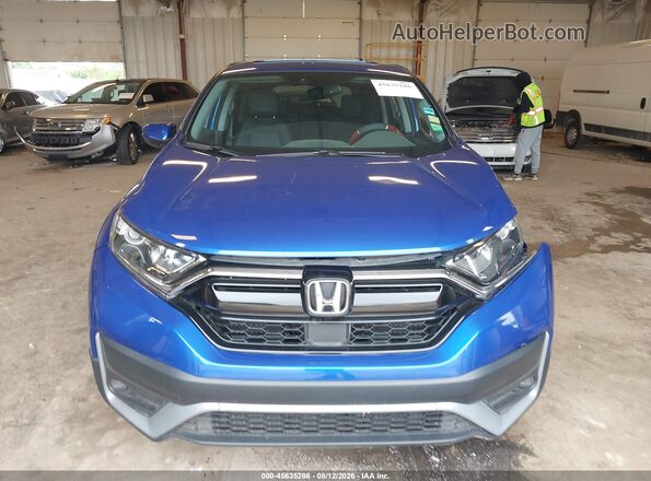 7FARW2H88ME001579 2021 HONDA CR-V Blue Вид щитка приладів