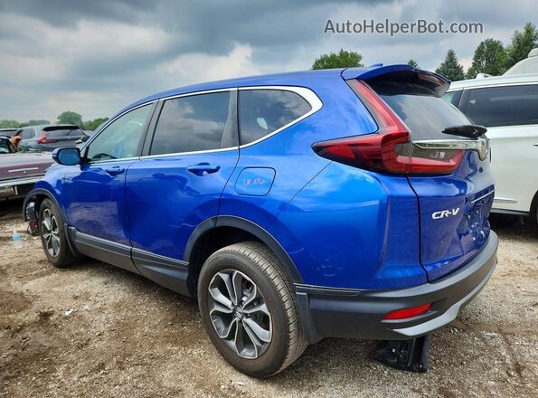 7FARW2H88ME014638 2021 HONDA CR-V Синий Задняя левая четверть