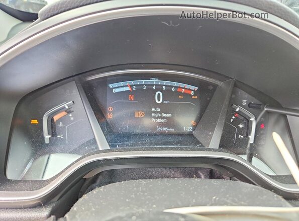 7FARW2H88ME014638 2021 HONDA CR-V Синий Вид щитка приборов