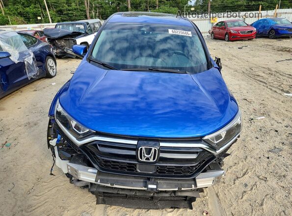 7FARW2H88NE013846 2022 HONDA CR-V Blue წინა ხედი