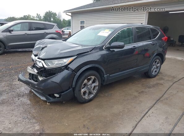 7FARW2H89JE010755 2018 HONDA CR-V Gray Przód lewy