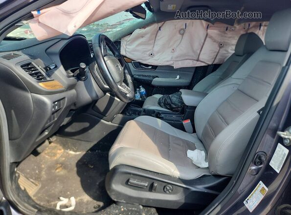7FARW2H89JE032495 2018 HONDA CR Burgundy Widok wnętrza z przodu