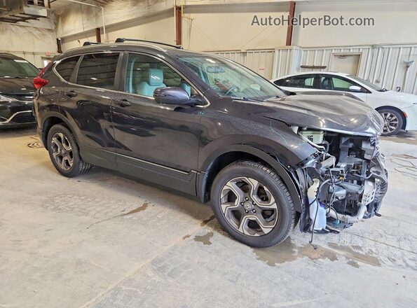 7FARW2H89KE002026 2019 HONDA CR-V Gray Передня права чверть